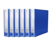 A4 Ring Binder File Folder 2-O Metal Ring Mechanism File Folders with Finger Pull 65mm Spine, 500 Sheet & Strong Plastic Cover - Large Document Storage for School, Office, Home