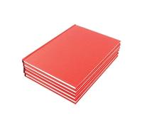 WhiteBox A4 Manuscript Ruled Feint Book - Pack of 5