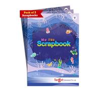 A4 Scrapbooks for Kids (Pack of 3, 32 Pages each) | DIY Scrapbooking Photo Album | Colourful Scrapbook | Perfect Photo Book for Birthday, Anniversary, Wedding, School Project | Multicolor