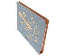 A4 Sheet Music Binder with Sleeves for Guitarists and Teachers | Non Reflective Pages, Robust Folder Structure, Inner Leaves, for Practice Rooms and Choir Rehearsals