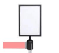 A4 Sign Frame Pedestal - Double-Sided Floor Standing Poster Display, Outdoor Crowd Management Stand, Restaurant Museum Exhibition Sign Holder | Shopping Mall Entrance Queue Guidance Tool for Visitors