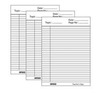 A4 Size Double Sided Ruled Sheets for Project, Assignment, Practical, Homework (100 Sheets)