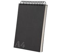A4 Sketch Book 60 Sheets/120 Pages 200gsm Top Spiral Bound Kraft Cover
