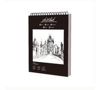 A4 Sketchbook Spiral Bound, 50 Sheets 160gms Thick Art Paper Hardback Sketch Book Drawing Pad for Artists & Professionals Sketching Painting Colouring - 29.7x21cm