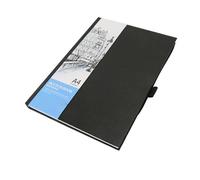 A4 Sketchbook, Thick Paper 130 GSM 80 Sheets Durable A4 Drawing Notebook for Chalk for Charcoal for Ink