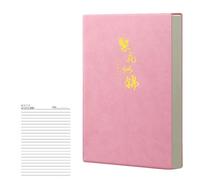 A4 Skin Feeling hot stam Leather Super Thick Large Business Notebook-hot stam-"Flowers"