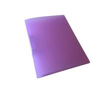 A4 Slim Pink Translucent Ringbinder by Janrax