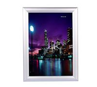 A4 Snap Frame Silver Poster Picture Holder Display Retail Wall Notice Board with 25mm Anodised Frame (A4, Pack of 10)