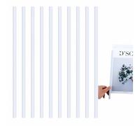 A4 Spine Bars for Paper Binding | Pack of 10 PVC Slide Binder Strips | 31cm Length Holds Up to 40 Sheets | Reusable Report Cover Spines for Office, School, Projects & Presentations