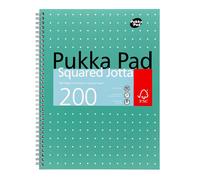Pukka Pad Square Wirebound Metallic Jotta Notepad 200 Pages - JM018SQ