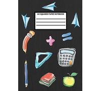 A4 Squared Paper Notebook: Composition Grid Paper Notebook For Students - Math, Physics, Chemistry, Other Science Classes/ Exercise Book
