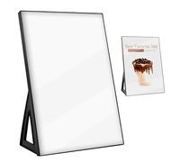 A4 Stand, Acrylic Stands A4 for Table Numbers Wedding, Poster, Flyer, Menu, Brochure Holder A4 Both in Horizontal and Vertical Direction, Brochure Holder A4 Black, Table Stand, 1 Piece