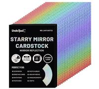 A4 Starry Mirror Cardstock Paper 25 Sheets 250gsm/92lb Card Stock