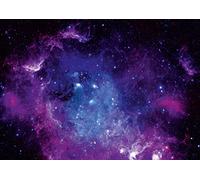 A4| Stary Galaxy Poster Print Size A4 Outer Space Poster #8364
