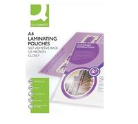 A4 Sticky Back Laminating Pouches 250 Micron Self Seal Gloss Pack of 25