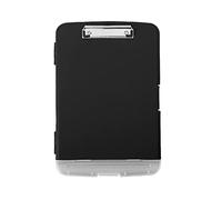 A4 Storage Clipboard Heavy Duty Large Compartment Portable Slimcase Pencil Box for Office Classroom Supplies Black Heavy Duty for Work Office Classroom Supplies