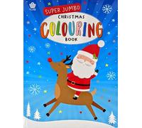 A4 Super Jumbo Christmas Colouring Book for Kids - 190 Pages | A4-Sized Christmas Activity Book with Festive Designs | Xmas Gift, Stocking Filler, Children’s Craft Fun