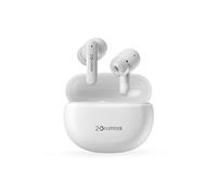 A4 TECH 2DRUMTEK B25 True Wriless TWS Headphones Bluetooth 5.2 Hybrid Active Noise Cancelling Dust and Water Resistant (IPX4) Earbud White