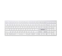A4 Tech Fbx50C Bluetooth+2.4G Fn-Mm Kb- Rechargeable Keyboard, White