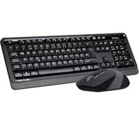 A4 Tech FG1010 2.4G Q Turkish FN Multimedia Keyboard + Optical 2000DPI Mouse Black/Grey Wireless Set