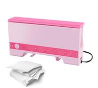 A4 Thermal Binding Machine with 280-Sheet Hot Melt Book Binder for Reports & Contracts - Cooling Slot, 50Mm Binding Capacity Pink