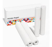 A4 Thermal Paper Rolls 210x297mm, Thermal Roll Printer Paper Compatible with Phomemo M832/M834, Itari, MUNBYN, HPRT Thermal Printers Portable Printer 8 Rolls - 216 Sheets (27 Sheets/Roll)