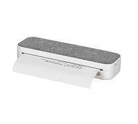 A4 Thermal Transfer Printer, Portable Thermal Printer, USB Bluetoot Connection Support A4/2''/3''/4'' Paper Width, Compatible with Android and iOS, Great for Carry to Business Travel, School