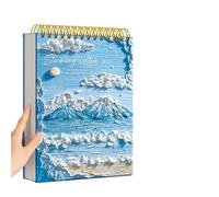 A4-Thick Sketch Art Sketchbook, Graffiti Painting Sketchbook-16K Blue Mountain and Sea