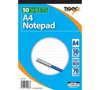 A4 Top-Banded Reporter's Notebook, 50 Pages, Office Stationery Notepad