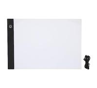 A4 Tracing Light Box, LED Light Pad with 3 - Level Adjustable Brightness, Touch Sensor Uniform Illumination for Sketching, 2D Animation, Calligraphy and Craft Projects