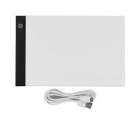 A4 TY H Type C Portable LED Writing Board, LED Drawing Board with Black Frame, Ultra - Thin Lightweight LED Board for Artists Students Teachers, Stepless Dimming and Las (Stepless Dimming)