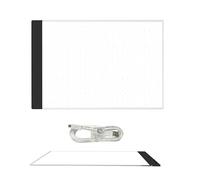 A4 USB LED Light Box Pad - Ultra-Slim Tracing Board for Drawing, Animation, Tattoo, Architecture & Design - Super Bright Even Illumination, Portable USB-Powered