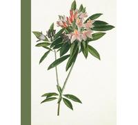 A4 Vintage Botanical Illustration Notebook College Ruled: 8.5" x 11", 100 pages, Beautiful Floral Aesthetic, great gift idea for school and office