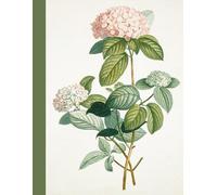 A4 Vintage Botanical Illustration Notebook College Ruled: 8.5" x 11", 100 pages, Beautiful Floral Aesthetic, great gift idea for school and office