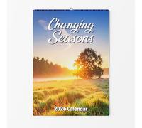 A4 Wall Calendar - Choice Of Sizes - Changing Seasons Calendar - Beautiful Year-Round Nature Scenes 2026
