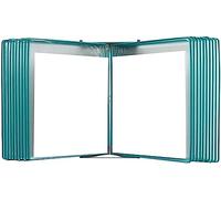 A4 Wall Mounted Flip Book Display nizer Red & Green Document Holder for Posters Papers and Files Space Saving Office & Home Storage Solution