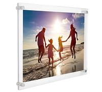 A4 Wall Mounted Photo Frames，Double Panel Clear Acrylic Frame for Wall Décor, Art, Home or OfficeCertificate Poster Display