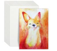 A4 Watercolour Paper Bulk 60 Sheets, 140lb/300GSM Cotton Cold Press Water Colour Paper Block for Adults Artists Drawing Painting, White, 21 x 29.7cm