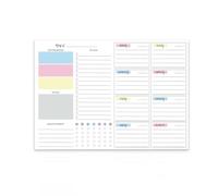 A4 Weekly Planner 52 Week To View Diary,Weekly Desk Planner 2025 - Weekly To Do List Notepad, Desk Planner for Meal, Menu, Appointments, Schedule,For Home School Work Office Sports Check