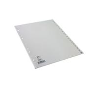 A4 White 1-20 Polypropylene Index WX01356