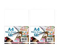 A4 White Colour Card 160 GSM Printer Paper Copier White Card Stock White Paper Activity Card Origami Flyers DIY Crafts Scrapbooking Printing Drawing Sketch School Office (Pack of 200)