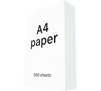 A4 White Copy Paper 75 GSM & 80 GSM - Jam Free Multipurpose Printer Paper for Inkjet & Laser Printers, Copiers & Fax Machines, Bright White Paper for Home & Office Use (80 GSM, 500 Sheets)