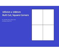 A4 White Multi-Purpose, Butt Cut 4 to View 105 x 148mm Self Adhesive Label (500 Sheets)