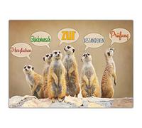 A4 XXL Greetings Card for Passed Exam with Envelope - Elegant Folding Card Exam Passed Card for The Finishing of Breitenwerk