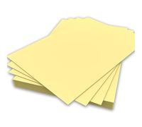 A4 Yellow Colour Card 160gsm Sheets Double Sided Craft Making Printer Copier Art Crafts Flyers Posters School Office Printing 210mm x 297mm (A4 Yellow Card - 160gsm - 500 Sheets)