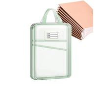 A4 Zippered Document Bag A4 Reusable Portable File Pouch