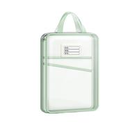 A4 Zippered Document Bag,A4 Reusable Portable File Pouch | Document Organizer Bag,for Office School Puzzles Travel Classroom Home Student Homework Project Receipt Paper Letter