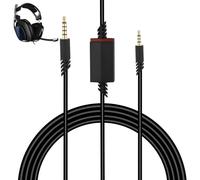 A40 Replacement Audio Aux Cable Cord with Volume Control for Astro A10 A50 tr Headphone,Audio Extension Cords with mute function compatible with Xbox One PS4/5 Controller TR Gaming Headset,2M black