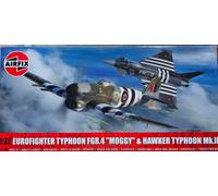 Airfix A40001 Twin Pack - Eurofighter Typhoon FGR.4 (FMOG) + Hawker Typhoon Mk.Ib Classic Kit Model Building kit