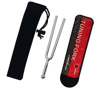 A440 Hz Tuning Fork (A440) Standard A Key for Piano Guitar Bass Violin Tuner String Musical Instrument Tuner Tuning Forks, All in Storage Pouch